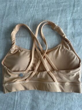 Lululemon Women's Cross-Back Sports Bra in Nude